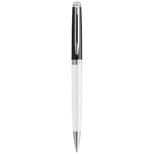 Stylo personnalisé roller Waterman Hemisphere Blanc / Noir
